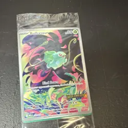 Pokemon MEGA EVOLUTION Bulbasaur Promo Holofoil Sealed Pack 2025 Topper - Image 3