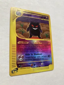 Pokemon Gengar 48/165 Reverse Holo 2002 Expedition LP - Image 3