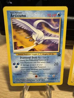 2000 Pokemon TCG Moltres - 21 Zapdos - 23 Articuno - 22 - Black Star Promos WOTC - Image 2