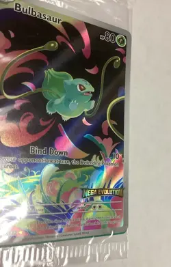 Pokemon Bulbasaur Mega Evolution Sealed Box Topper Promo - Image 2