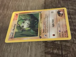 Pokemon TCG Brock's Mankey Gym Heroes 1st Edition Common 67/132 40 HP English - Image 2