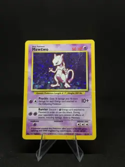 Pokemon TCG Base Set Mewtwo 10/102 - MP/P - Image 1
