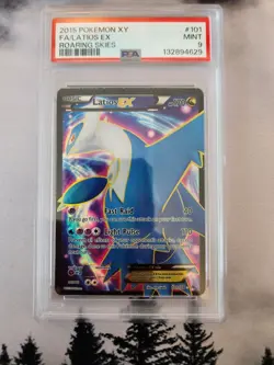 2015 POKEMON XY ROARING SKIES #101 FULL ART/LATIOS EX PSA 9 - Image 1