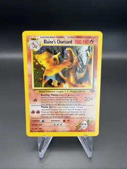 Blaine's Charizard - Holo - 2/132 Gym Challenge - Pokemon TCG - 2000 - Image 1