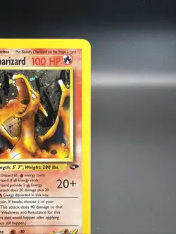 Blaine's Charizard - Holo - 2/132 Gym Challenge - Pokemon TCG - 2000 - Image 4