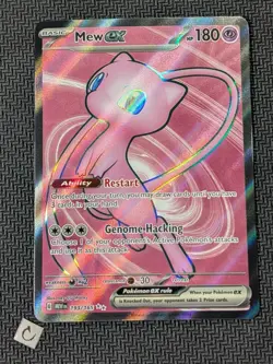 Mew ex 193/165 - Scarlet Violet 151 Full Art Ultra Rare Pokemon NM - Image 1