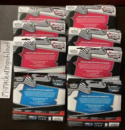 Lot of 8 Pokemon Black Bolt White Flare Tech Sticker Collection 3-Pack Blister - Image 2