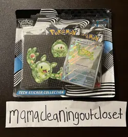 Lot of 8 Pokemon Black Bolt White Flare Tech Sticker Collection 3-Pack Blister - Image 3