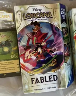 Disney Lorcana Fabled Starter Decks (Set of 2) plus promo card and Pin - Image 5