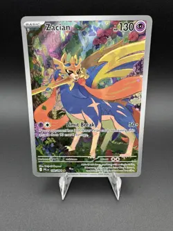 Zacian 100/094 Illustration Rare ME02: Phantasmal Flames PFL NM Pokemon TCG Card - Image 1