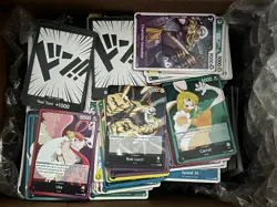 One Piece TCG Common/Uncommon/Leader Non-Foil Lot 3000 Cards English + Japanese - Image 1