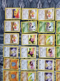 LP 100 Cards JUNGLE ONLY Pokemon Collection Lot 1999 WOTC Vintage Cards - Image 2