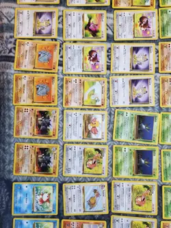 LP 100 Cards JUNGLE ONLY Pokemon Collection Lot 1999 WOTC Vintage Cards - Image 3
