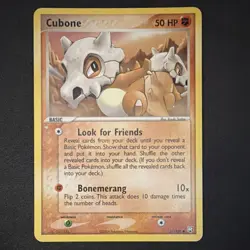 Cubone Pokemon Card 51/109 EX Team Rocket Returns 50 HP Regular Common 2004 - Image 1