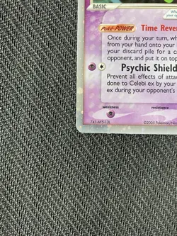 Pokemon TCG Celebi EX Holo Rare Card Pop Series 2, Lightly Played, 17/17 - Image 2