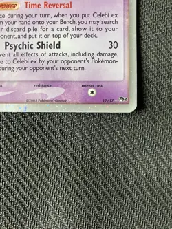 Pokemon TCG Celebi EX Holo Rare Card Pop Series 2, Lightly Played, 17/17 - Image 3