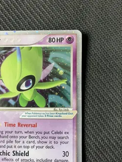 Pokemon TCG Celebi EX Holo Rare Card Pop Series 2, Lightly Played, 17/17 - Image 4