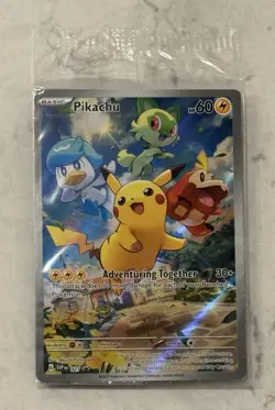 Pikachu 027 Sealed Promo Scarlet & Violet Promo Cards Pokemon TCG - Image 1