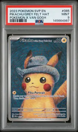 Pikachu with Grey Felt Hat 085 Sv: Scarlet & Violet Promo Cards Regular - Image 1