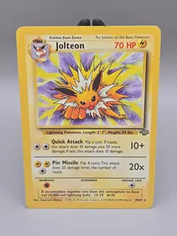 Jolteon 20/64 Jungle Pokemon Card Rare - Non Holo - Image 1