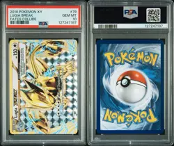 Pokemon Lugia Break Holo Rare TCG Card 79/124 XY Fates Collide PSA 10 - Image 3