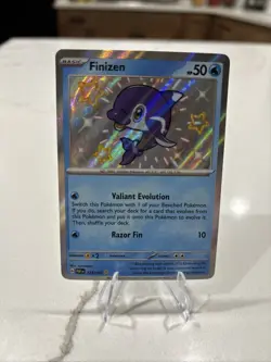 Finizen 123/091 Paldean Fates Shiny Holo Rare Pokemon TCG Card NM - Image 1
