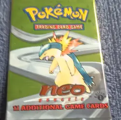 Pokemon Neo Genesis 1st Edition Booster Pack Typhlosion 11 Cards - Image 3