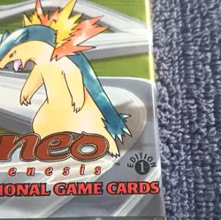 Pokemon Neo Genesis 1st Edition Booster Pack Typhlosion 11 Cards - Image 4