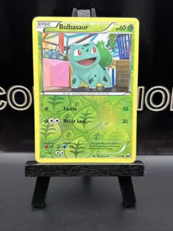 Bulbasaur 1/108 BW Black White Dark Explorers Reverse Holo Pokemon Card - Image 2