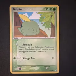 Gulpin Pokemon Card 33/100 EX Crystal Guardians 50 HP Regular 2006 - Image 1