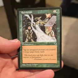 Earthcraft Tempest Regular Green Rare Enchantment Randy Gallegos Wizards English - Image 1