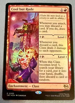 Cool but Rude #0089 Foil - MTG TMNT - PACK FRESH / NM - Image 1
