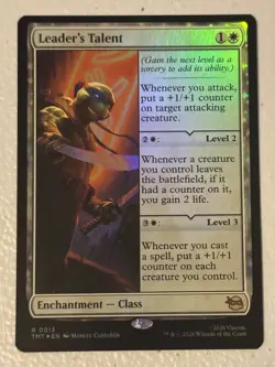 LEADER'S TALENT 13 R FOIL TEENAGE MUTANT NINJA TURTLES MAGIC: THE GATHERING NM/M - Image 1