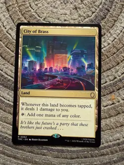 CITY OF BRASS - Rare - TMC Teenage Mutant Ninja Turtles MTG #0062 - Image 1