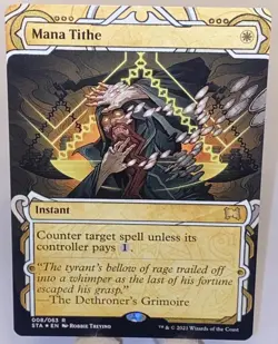 Mana Tithe 008/063 Foil Etched - Strixhaven Mystical Archives MTG MAGIC - Image 1