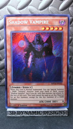 | Yugioh Shadow Vampire MP14-EN152 1st Secret Rare 2014 Mega Pack NM 🔥 | - Image 1