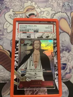 PSA 10 Shanks OP01-120 SEC Comic Parallel Manga Alt Art ONE PIECE Card Giappo... - Image 1