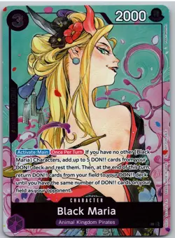 Black Maria Illustration Box Vol.2 OP08-074 One Piece - Image 1