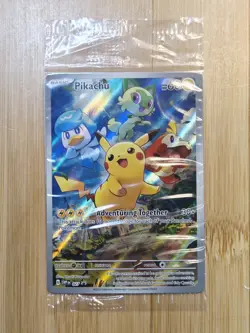 Pikachu SVP 027 Holo Black Star Promo Pokemon Card Scarlet & Violet Sealed - Image 1