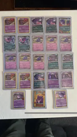 Pokemon Gengar 23 Card Lot as pictured TCG Collectible English and Japanese - Image 1