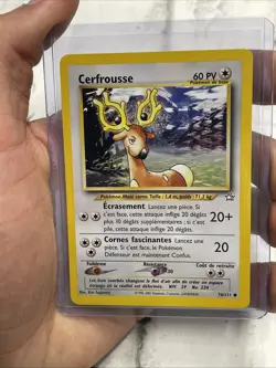 Cerfrousse Neo Genesis 76/111 Pokemon Card French Stantler TCG WOTC NM Vintage - Image 1