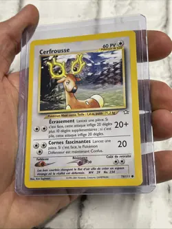 Cerfrousse Neo Genesis 76/111 Pokemon Card French Stantler TCG WOTC NM Vintage - Image 2