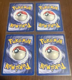 Vintage Pokemon Jungle Fossil 1999 Rare Lot 4 Cards Non Holo Mixed Condition - Image 2
