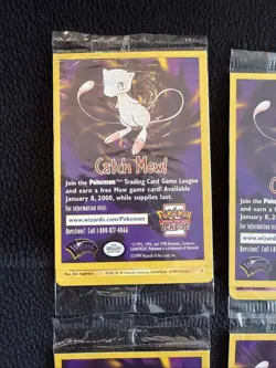 Pokemon First Movie Set of 5 Promo Cards Dragonite Mewtwo Pikachu Elect SEALED - Image 2