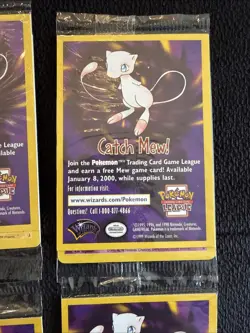Pokemon First Movie Set of 5 Promo Cards Dragonite Mewtwo Pikachu Elect SEALED - Image 3