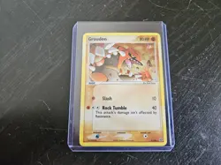 Groudon 5/106 EX Emerald Pokemon Card Holo Foil Rare - Image 1