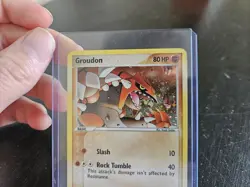 Groudon 5/106 EX Emerald Pokemon Card Holo Foil Rare - Image 4