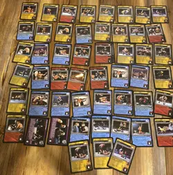 WWE WWF LOT OF RAW DEAL 200 CARDS NM| Duplicates Pictured 2001 - Image 1