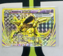 Nidoking BREAK 46/108 Evolutions Ultra Rare NM Pokemon Card TCG - Image 1