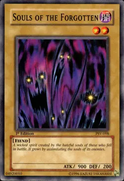 Yu-Gi-Oh TCG Souls Of The Forgotten PSV-098 First Edition Regular Common Card - Image 1